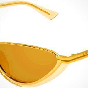 Sunglasses with Cat-Eye Frame by Bottega Veneta