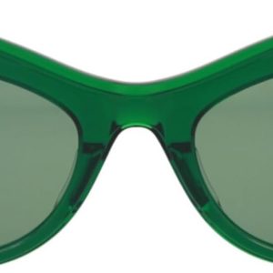 Bottega Veneta Cat Eye Sunglasses Green Luxury Eyewear Made In Japan Acetate Frame Designer Fashion for Everyday Luxury sunglasses hut