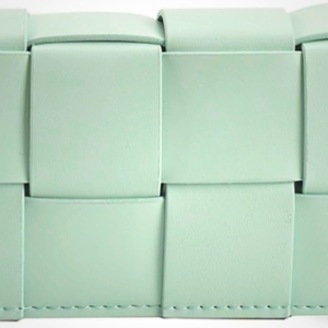 Mini Woven Crossbody Bag for Women, Square Shoulder Handbag Leather Clutch Purse Cute Fanny Packs with Adjustable Belt