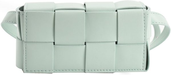 Mini Woven Crossbody Bag for Women, Square Shoulder Handbag Leather Clutch Purse Cute Fanny Packs with Adjustable Belt ford explorer