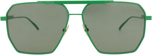 Bottega Veneta Aviator-Frame Metal Sunglasses-0