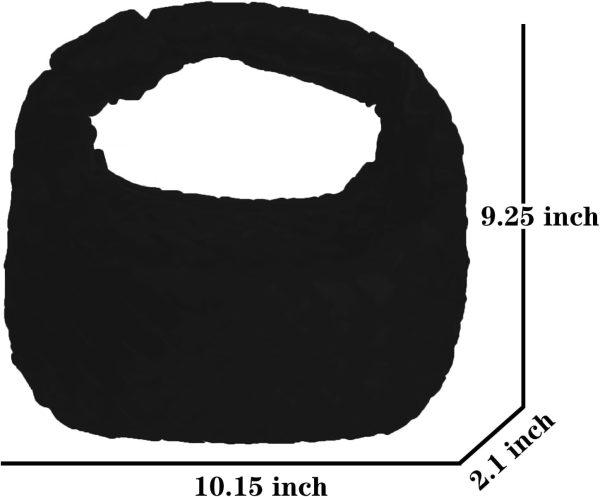 Woven Handbag for Women Knotted Top-Handle Bag Soft PU Leather Hobo Bag Fashion Ladies Evening Clutch speedtest