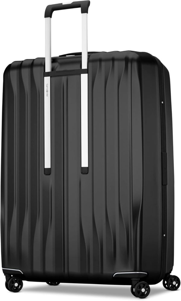 Samsonite UpLIFT X-Large Checked Hardside Luggage with Spinner Wheels - Airline-Approved, TSA Lock, Adjustable Handle System - Polycarbonate Hard Suitcase for Ultra Lightweight Travel - Phantom Black hardside or softside luggage