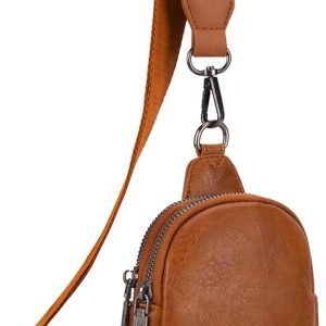 Wrangler Crossbody Sling Bag for Women Fanny Packs Chest Bags for Travel-0