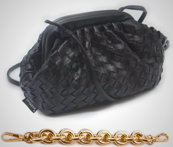 NAARIIAN Woven Crossbody Bag for Women - Hobo Clutch Purse Designer Handbag