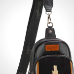 Wrangler Aztec Sling Bag for Women Western Knitted Crossbody Purse and Chest Bag With Adjustable Strap