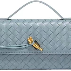 Handmade Woven Evening Bag for Women Casual Clutch Purse Leather Shoulder Handbag Fashion Crossbody Bag for love and lemons