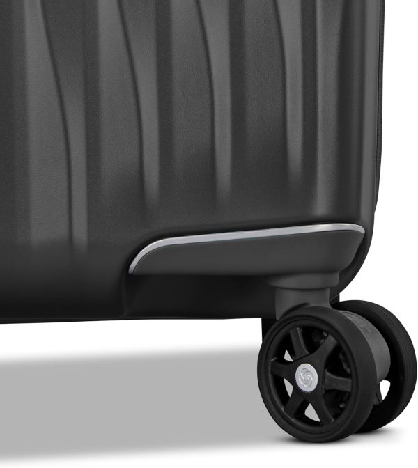 Samsonite UpLIFT X-Large Checked Hardside Luggage with Spinner Wheels - Airline-Approved, TSA Lock, Adjustable Handle System - Polycarbonate Hard Suitcase for Ultra Lightweight Travel - Phantom Black-3