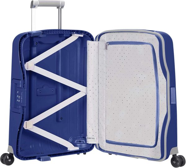Samsonite S'Cure - Spinner, Dark Blue, S (55 cm - 34 L), Spinner spinner77
