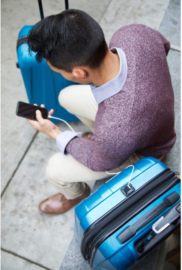 Samsonite Centric 2 Hardside Expandable Luggage with Spinner Wheels, Caribbean Blue, 3-Piece Set (20/24/28) centricity