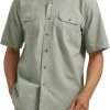 Wrangler Authentics mens Short Sleeve Classic Woven Shirt-0