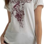 Wrangler Womens Retro Short Sleeve Graphic T-Shirt-0