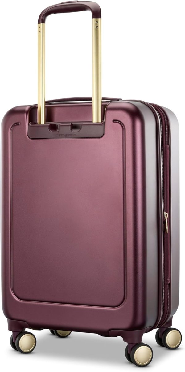 Samsonite Mobile Solutions 2 Carry-On Luggage, Expandable Spinner Suitcase with Laptop Compartment, TSA Lock, Lightweight Travel Bag with Dual Spinner Wheels & WetPak Storage, Merlot solutions architect