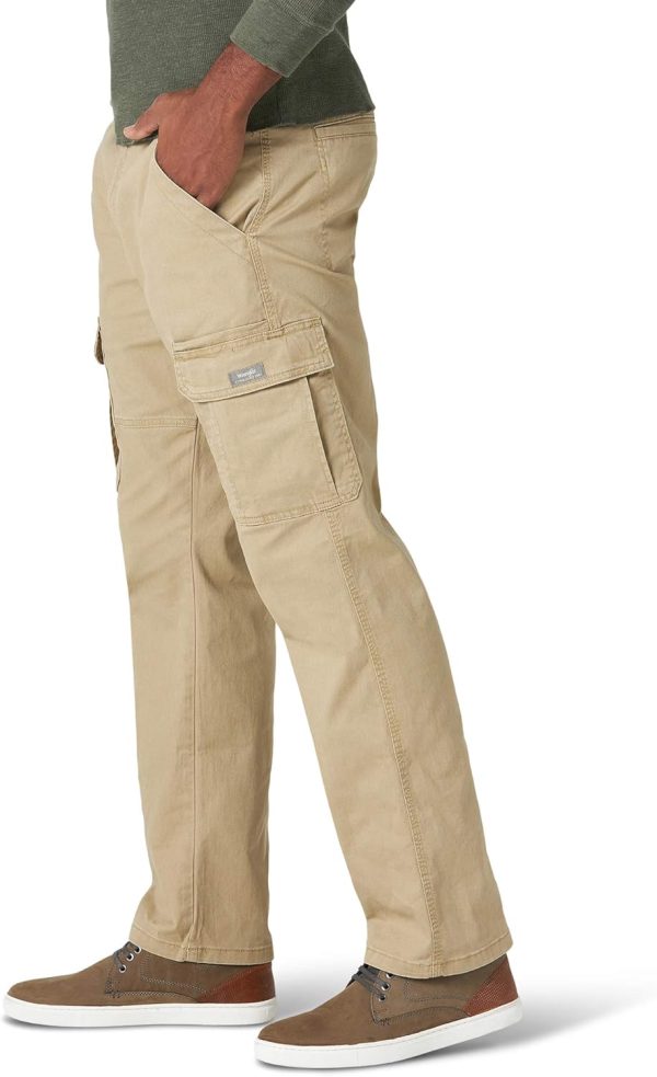 Wrangler Authentics mens Relaxed Fit Stretch Cargo Pant-3