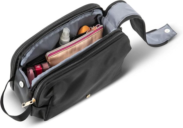 Samsonite Top Zip Deluxe Travel Kit, One Size, BLACK-3