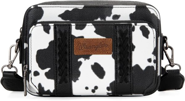 Wrangler Crossbody Bag for Women Western Cowgirl Crossbody Purses with Guitar Strap-0