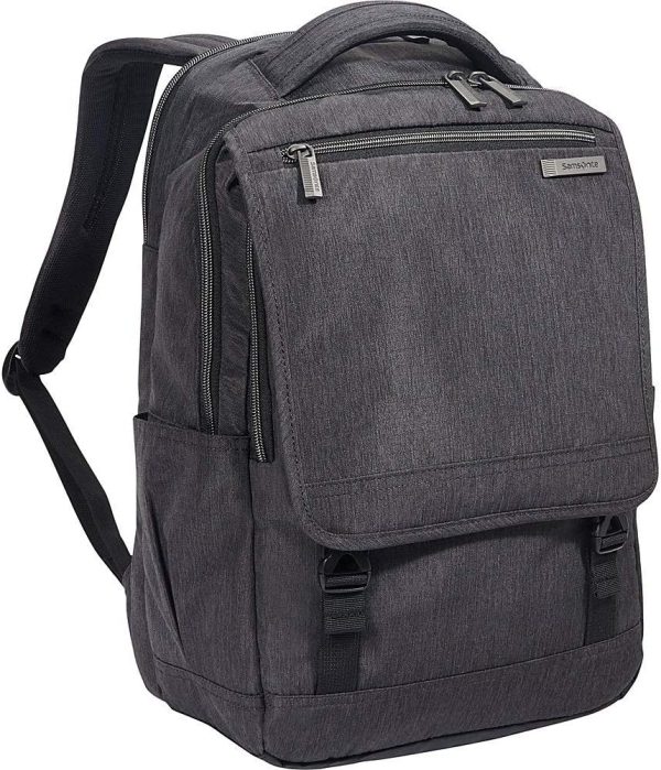 Samsonite Modern Utility Paracycle Laptop Backpack, Charcoal Heather, One Size samsonite backpack