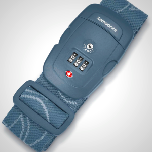 Samsonite 3-Dial TSA Approved Combination Lock in State Blue
