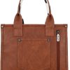 Wrangler Medium Tote Bag Top Handle Handbags Satchel Bag Women with Crossbody Strap-4