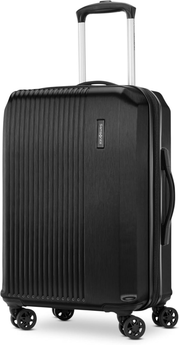 Samsonite Alliance SE Hardside Luggage with Spinner Wheels, Lightweight, MEDIUM SPINNER, BASS BLACK seeking alpha