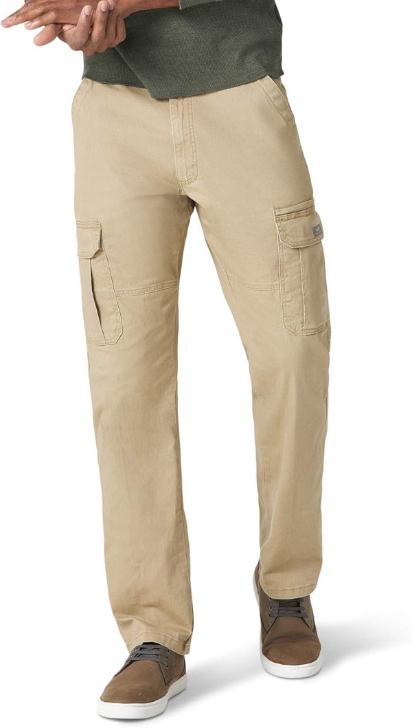 Wrangler Authentics mens Relaxed Fit Stretch Cargo Pant-0