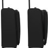 Samsonite Saire LTE Softside Expandable Luggage with Spinner Wheels, Black, 3-Piece Set (Carry On/Medium/Large) expandable segments