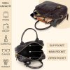 Women's Handmade Woven Top-handle Bag Fashion Leather Shoulder Handbag Crossbody Purse Woven Purse for Women leather jacket