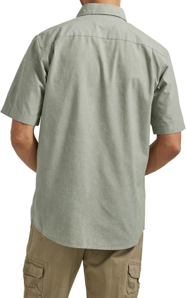 Wrangler Authentics mens Short Sleeve Classic Woven Shirt-1