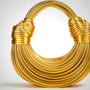 Hand-Woven Bread Women's Clutch Top Handle Satchel Shoulder Crossbody Creative Noodles Purses Underarm Bag Handbag