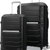 Samsonite Freeform 2-Piece Luggage Set - Carry-On & Large Checked Luggage with Dual Spinner Wheels - Durable Polypropylene Hardshell - TSA Lock, Airline-Approved - Expandable Hard Shell – Black 2 piece dress