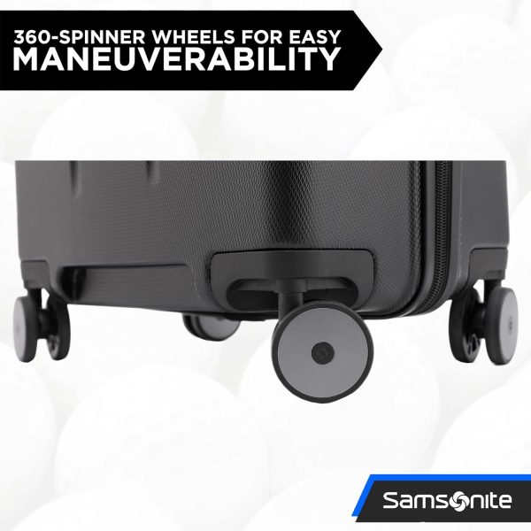 Samsonite Tour Classic Golf Hard Case Golf Travel Bag, Lightweight & Durable ABS Shell, 360 Degree Multi-Directional Wheels samsonite warranty