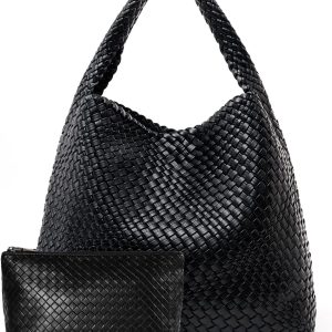 Large Woven Tote Bag for Women Weave Purse Woven Leather Handbag large language models encode clinical knowledge