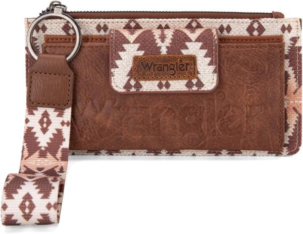 Wrangler Wristlet Wallets for Women Western Clutch Purse Rfid Wallet Womens-0