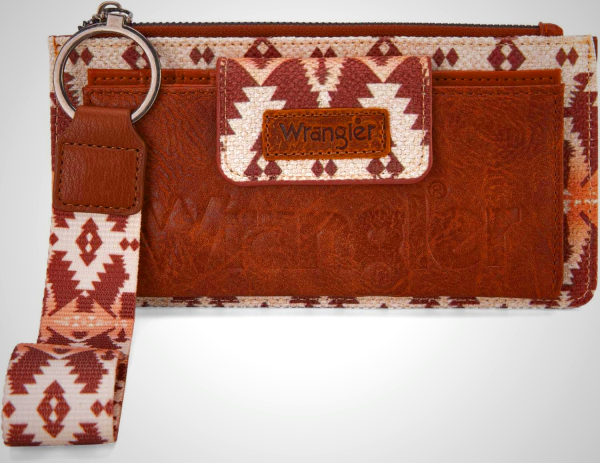 Wrangler Wristlet Wallets for Women Western Clutch Purse Rfid Wallet Womens