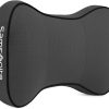 Samsonite Car Neck Pillow – Soft Gel Memory Foam Headrest Cushion for Driving, Ergonomic Design with Adjustable Strap, Breathable & Removable Cover, Provides Neck Pain Relief, Black. neckerchief