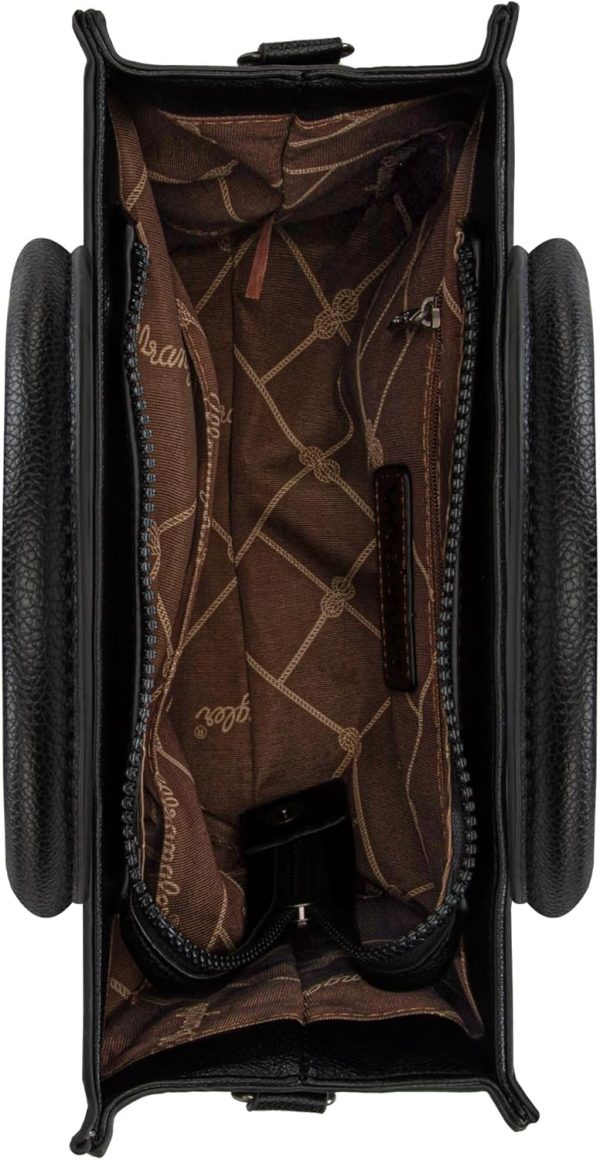 Wrangler Tote Bags for Women Top-handle Handbags and Purse for Women with Adjustable Strap-4