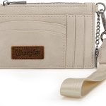 Montana West X Wrangler Small Credit Card Holder for Women Slim Card Holder Wallet Womens Ladies Female Wristlet Keychain Wallet-0