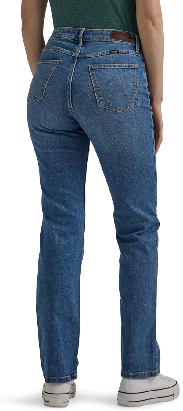 Wrangler Women's High Rise True Straight Fit Jean-2