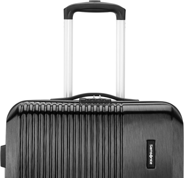 Samsonite Alliance SE Hardside Luggage with Spinner Wheels, Lightweight, MEDIUM SPINNER, BASS BLACK samsonite coupon