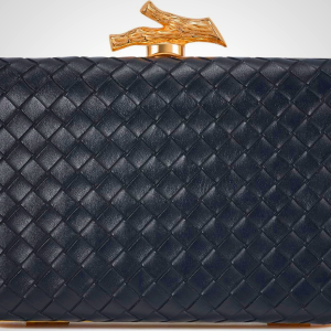 CHUNLI Clutch Purses for Women Evening/Wedding Chic Woven Bag Formal PU Leather Purse Designer Handbags for Women