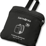 Samsonite Foldaway Backpack, Black samsonite cosmolite