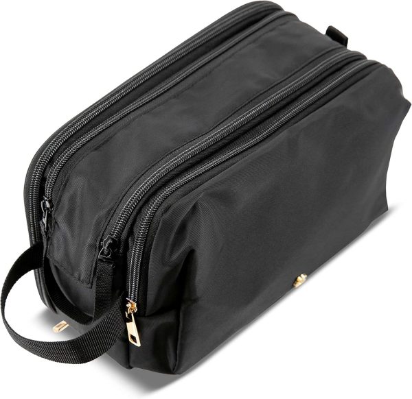 Samsonite Top Zip Deluxe Travel Kit, One Size, BLACK topstep