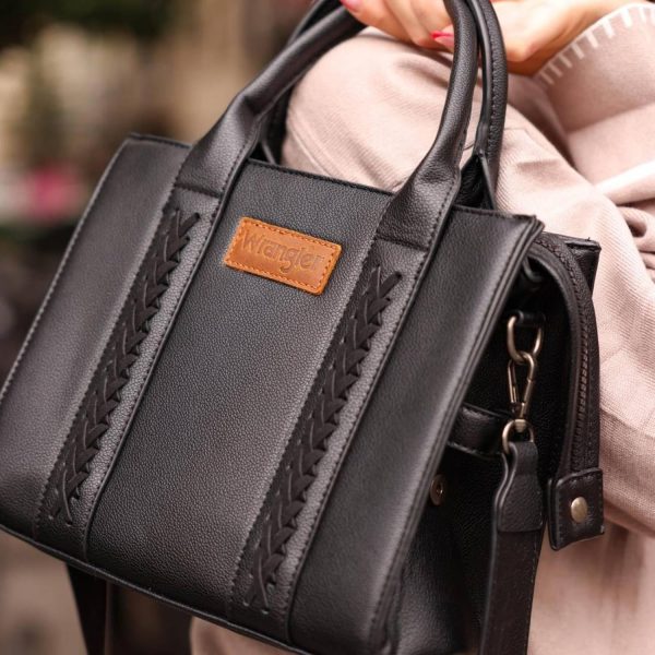 Wrangler Tote Bags for Women Top-handle Handbags and Purse for Women with Adjustable Strap-2