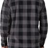 Wrangler Authentics Mens Long Sleeve Heavyweight Fleece Shirt-1