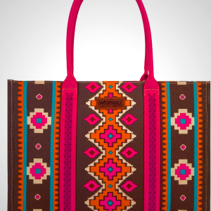 Wrangler Aztec Tote Bag for Women Boho Shoulder Purses and Handbags