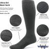 Wrangler Mens Ultra Dri Seamless Toe Western Boot Socks 3 Pair Pack-1