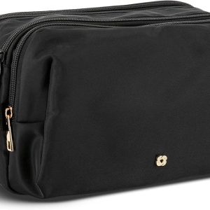 Samsonite Top Zip Deluxe Travel Kit, One Size, BLACK travel