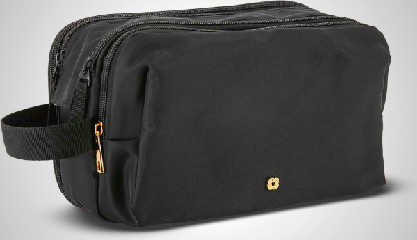 Samsonite Top Zip Deluxe Travel Kit, One Size, Black - Compact Organizer