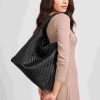 Large Woven Tote Bag for Women Weave Purse Woven Leather Handbag-1