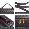 Trendy Woven Crossbody Purse Bag for Women Cute Shoulder Bag Square Box Bags Mini PU Leather Top Handle Purses Handbag-4